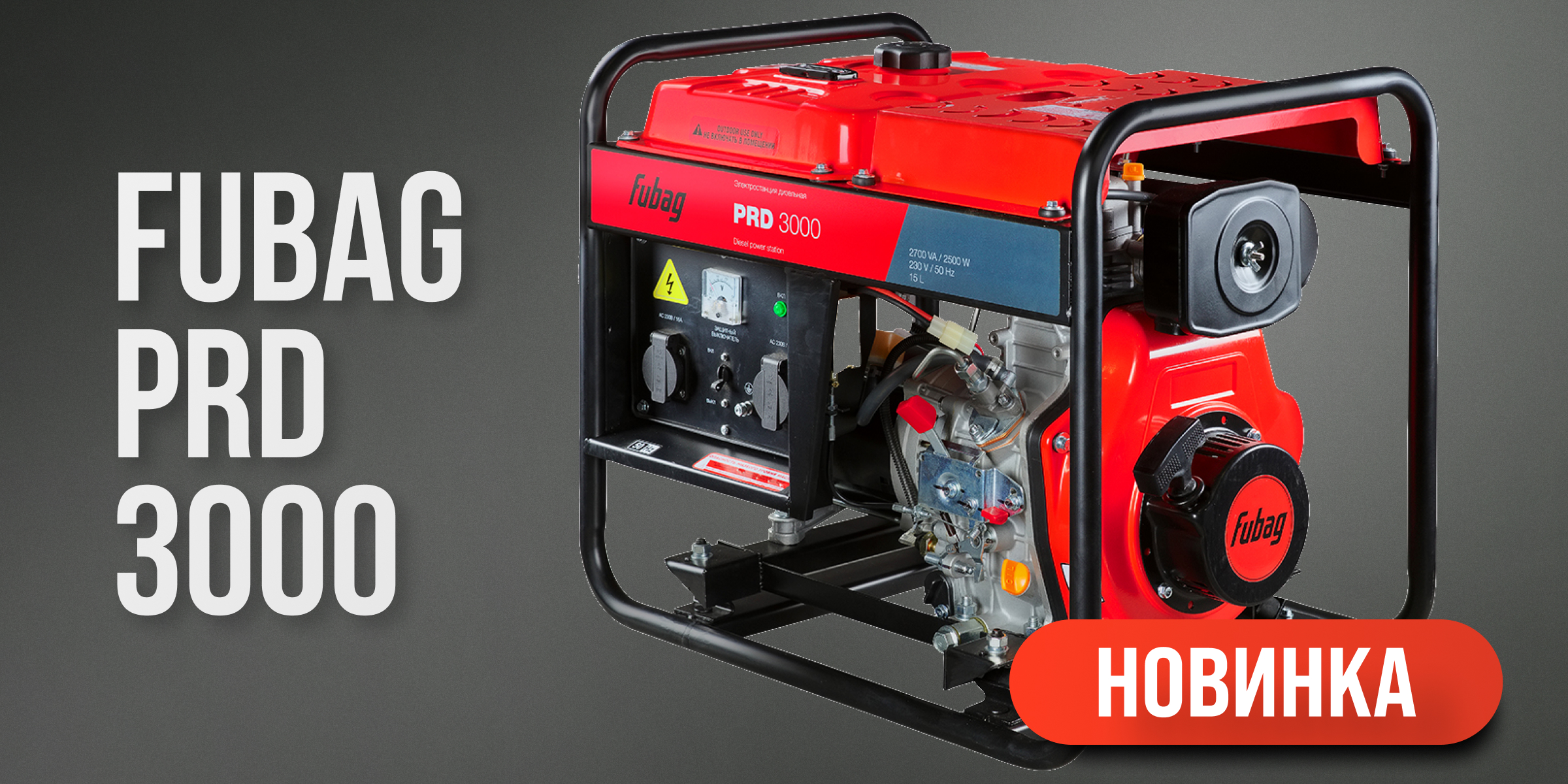 Дизельный генератор FUBAG PRD 3000 Дизельный генератор FUBAG PRD 3000