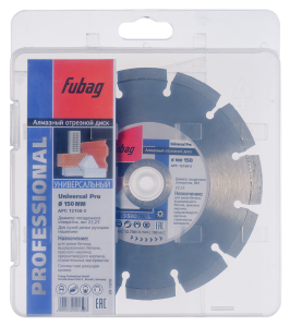Алмазный отрезной диск FUBAG Универсальный Про (Universal Pro) D150 мм / 22,2 мм в Чите фото