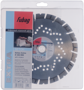 Алмазный отрезной диск FUBAG Бетон Экстра (Beton Extra) D230 мм / 22,2 мм по бетону в Чите фото