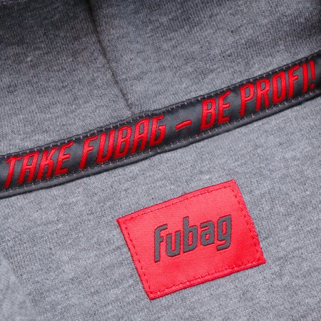 Серо-красная толстовка Fubag с капюшоном  размер XXL в Чите фото