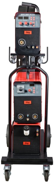 Сварочный полуавтомат INMIG 500T DW SYN + Подающий механизм DRIVE INMIG DW SYN + Шланг-пакет 5 м + Горелка FB 500 3 м + Блок жидкостного охлаждения + Тележка в Чите фото