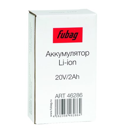 Аккумуляторная батарея FLI5S1P1202 Li-ion к бензиновым газонокосилкам FUBAG с электростартером и минирайдеру (20V/2Ah) в Чите фото