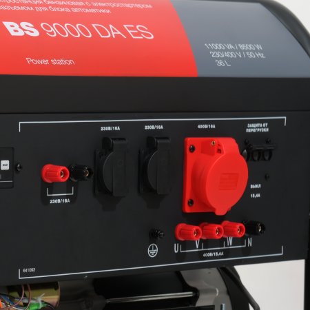 Бензиновый генератор FUBAG BS 9000 DA ES (трехфазный) с электростартером и коннектором автоматики в Чите фото