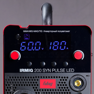 Сварочный полуавтомат FUBAG IRMIG 200 SYN ПУЛЬС (PULSE) LED с горелкой 250 А в комплекте в Чите фото
