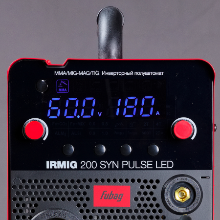 Сварочный полуавтомат FUBAG IRMIG 200 SYN ПУЛЬС (PULSE) LED с горелкой 250 А в комплекте в Чите фото