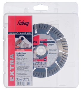 Алмазный отрезной диск FUBAG Камень Экстра (Stein Extra) D125 мм / 22,2 мм по камню в Чите фото