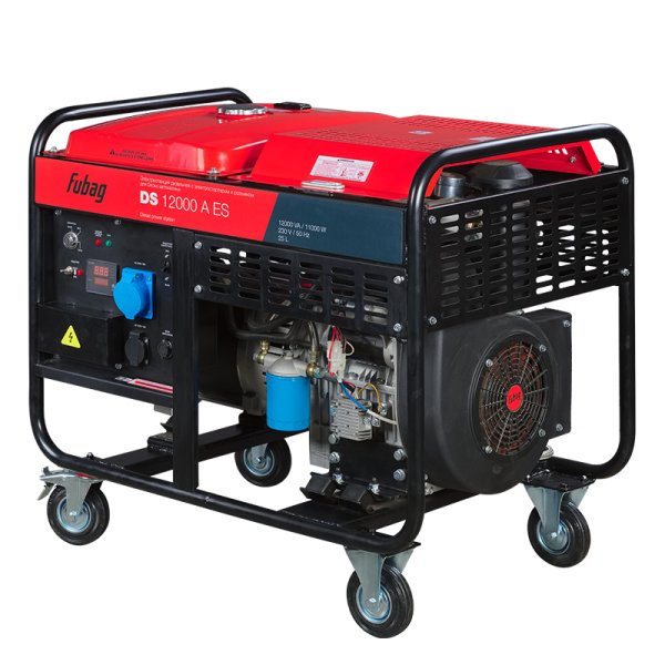 Дизельный генератор трёхфазный FUBAG DS 12000 A ES с электростартером и коннектором автоматики + Блок автоматики FUBAG Стартмастер (Startmaster) DS 25000 D в Чите фото