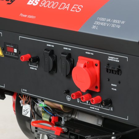 Бензиновый генератор FUBAG BS 9000 DA ES (трехфазный) с электростартером и коннектором автоматики в Чите фото