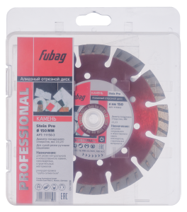 Алмазный отрезной диск FUBAG Камень Про (Stein Pro) D150 мм / 22,2 мм по камню в Чите фото