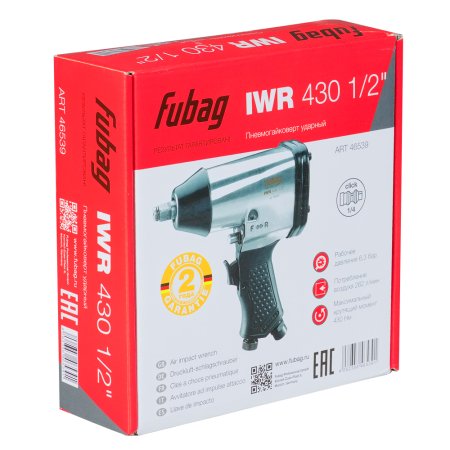 Ударный пневмогайковёрт FUBAG IWR430 1/2 дюйма в Чите фото