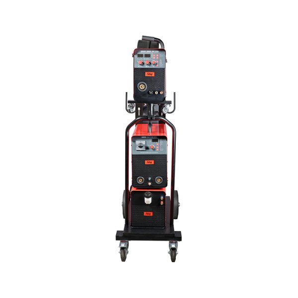 FUBAG Cварочный полуавтомат INMIG 500T DW SYN + Подающий механизм DRIVE INMIG DW SYN +Шланг-пакет 5 метров 70мм2 14 pol с жидкостным охлаждением для INMIG 500T DW SYN + Горелка FB 500 3m + Блок жидкостного охлаждения Cool 70 + Тележка для аппаратов в Чите фото