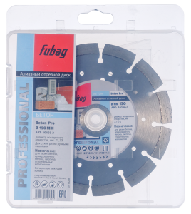 Алмазный отрезной диск FUBAG Бетон Экстра (Beton Extra) D150 мм / 22,2 мм по бетону в Чите фото