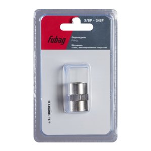 FUBAG Переходник 3/8 дюйма F - 3/8 дюйма F, блистер 1 шт в Чите фото