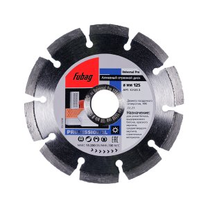 Алмазный отрезной диск FUBAG Universal Pro диам. 125/22.2 в Чите фото