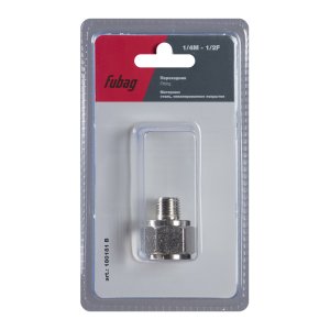 FUBAG Переходник 1/4 дюйма M на 1/2 дюйма F, блистер 1 шт в Чите фото