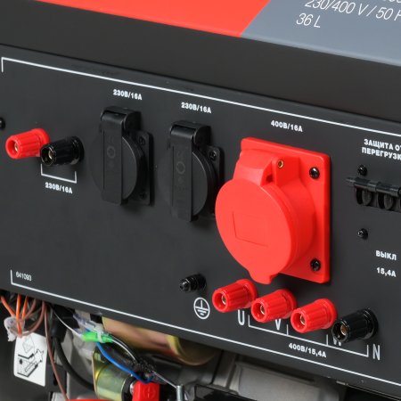 Бензиновый генератор FUBAG BS 9000 DA ES (трехфазный) с электростартером и коннектором автоматики в Чите фото