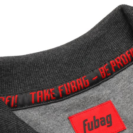 Серая рубашка-поло Fubag с красными пуговицами  размер M в Чите фото