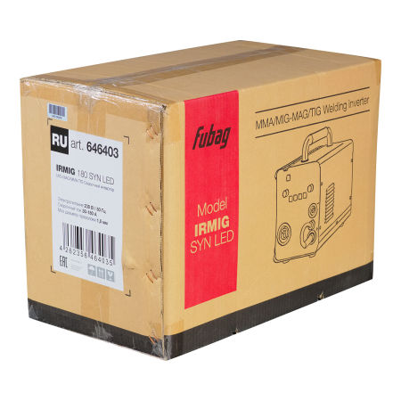 Сварочный полуавтомат FUBAG IRMIG 180 SYN LED с горелкой 250 А в комплекте в Чите фото