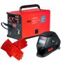 FUBAG Сварочный полуавтомат IRMIG 208 SYN PLUS (31447) + Маска сварщика Хамелеон IR 9-13N S (38072) + Сварочные краги на подкладке красные FWGN 10R (641180) в Чите фото