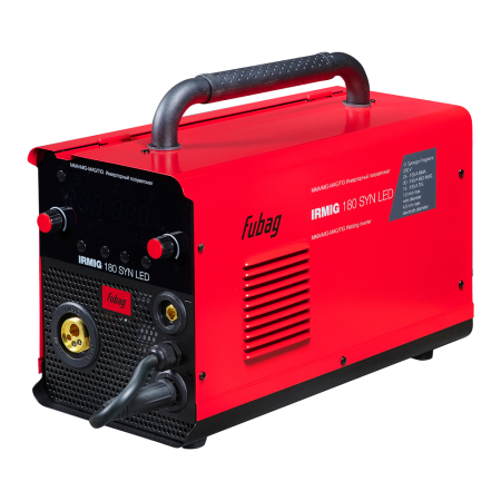 Сварочный полуавтомат FUBAG IRMIG 180 SYN LED с горелкой 250 А в комплекте