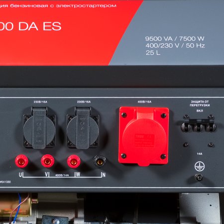 Бензиновый генератор FUBAG BS 8000 DA ES (трехфазный) с электростартером и коннектором автоматики в Чите фото