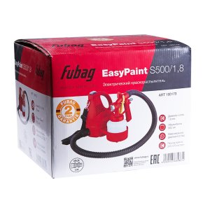 FUBAG Электрический краскораспылитель EasyPaint S500/1.8 с верхним бачком в Чите фото