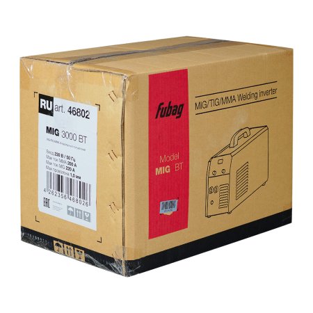 Сварочный инверторный полуавтомат FUBAG MIG 3000 BT со встроенной горелкой в Чите фото